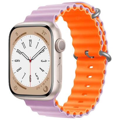 correa-apple-watch-42444549mm-wave-violetanaranja