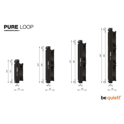 refrigeracion-liquida-be-quiet-pure-loop-280mm