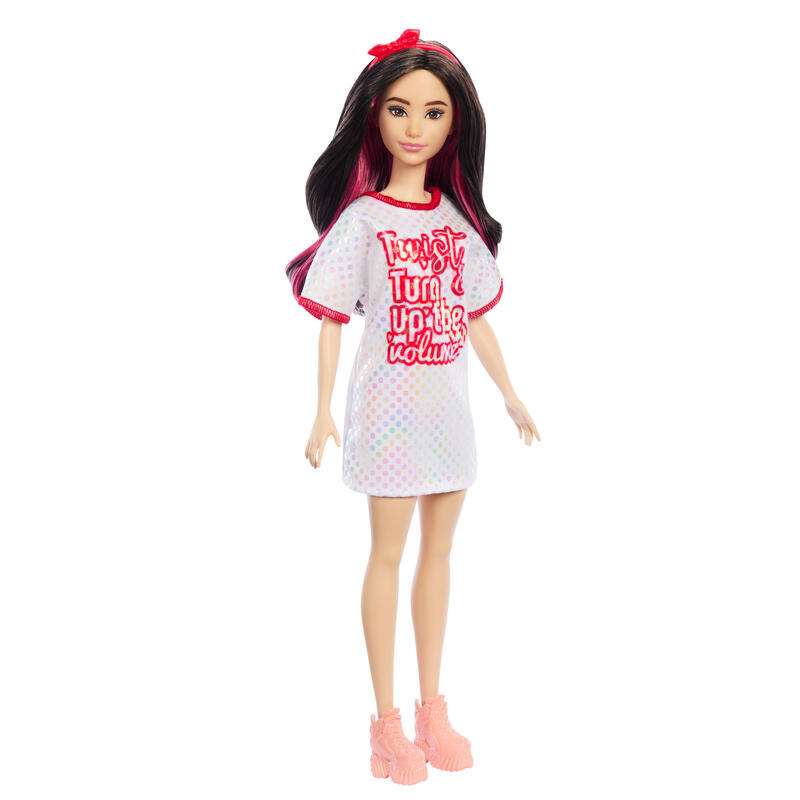 muneca-mattel-barbie-fashionistas-puppe-mit-blancoem-t-shirt-kleid-hrh12