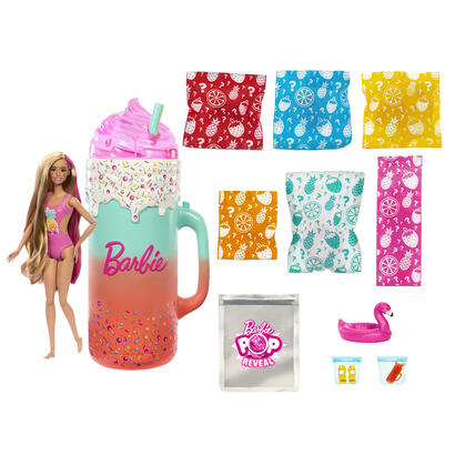 muneca-mattel-barbie-pop-set-de-regalo-reveal-fruit-series-batido-tropical