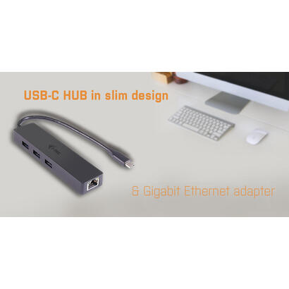 i-tec-advance-usb-c-slim-passive-hub-3-port-gigabit-ethernet-adapter