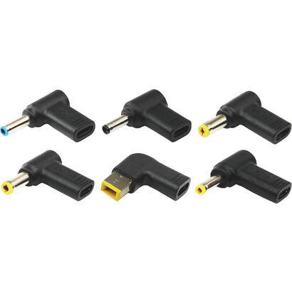 puntas-adaptadoras-xilence-xm022-6-piezas-negras-para-cargador-xilence-gan-usb-c-xm022