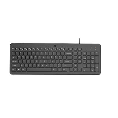 hp-150-teclado-qwerty-espanol-con-cable-indicadores-led-puerto-usb-a-12-teclas-de-atajos-negro-664r5aa