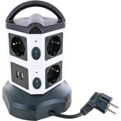 torre-de-enchufes-schwaiger-7xschuko2x-usb-18m