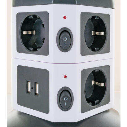 torre-de-enchufes-schwaiger-7xschuko2x-usb-18m