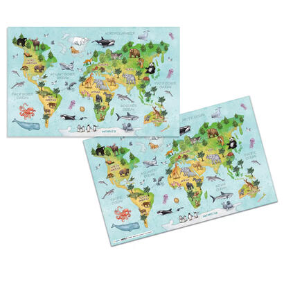 herma-world-map-protector-de-escritorio-carton-multicolor