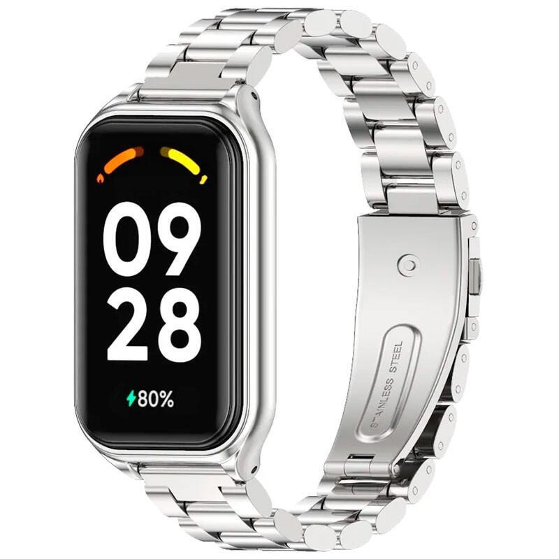 correa-metal-eslabones-xiaomi-mi-smart-band-8-active-redmi-smart-band-2-plata