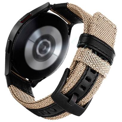 correa-universal-nailon-ajustable-22mm-caqui-para-smartwatch-xiaomiamazfitsamsunghuaweirealmeticwatch