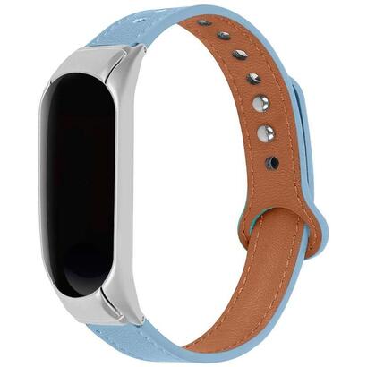 correa-xiaomi-mi-smart-band-6-mi-band-5-amazfit-band-5-cuero-clip-azul-claro