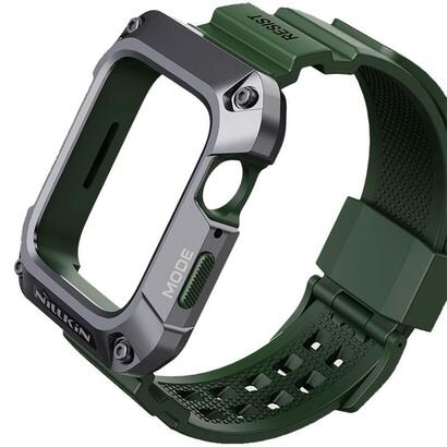 nillkin-carcasacorrea-dynaguard-apple-watch-45mm-grisverde-compatible-con-apple-watch-78
