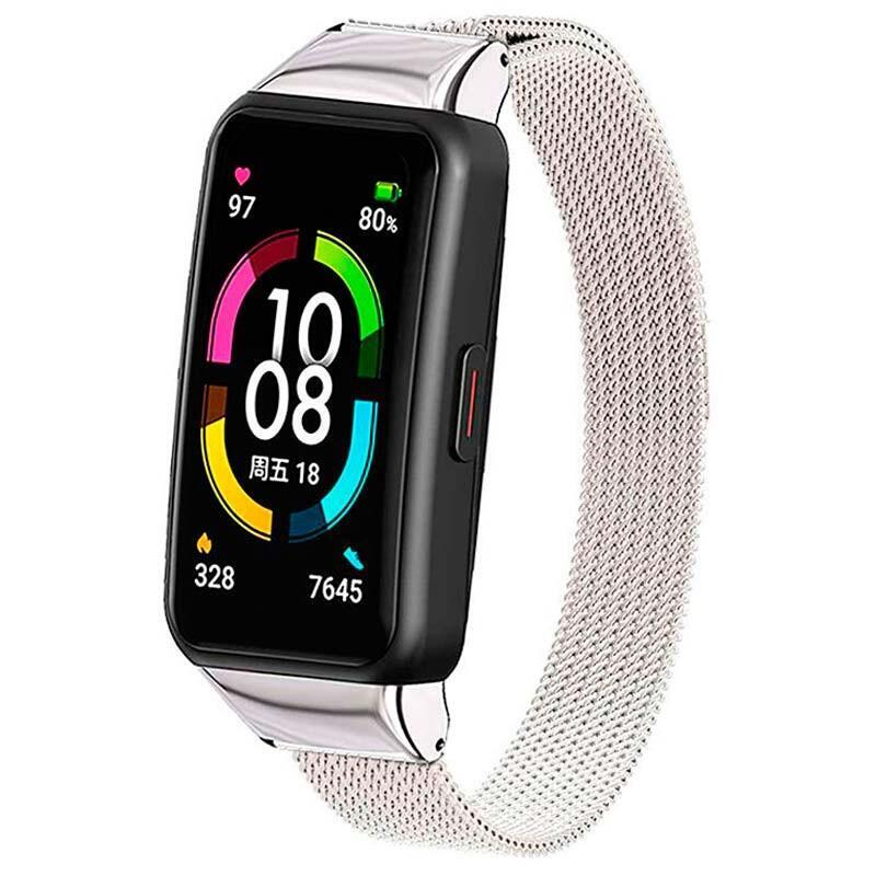 recambio-correa-huawei-band-6-honor-band-6-milanesa-iman-plata