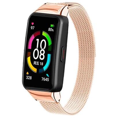 recambio-correa-huawei-band-6-honor-band-6-milanesa-iman-rosa
