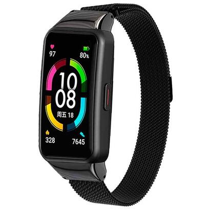 recambio-correa-huawei-band-6-honor-band-6-milanesa-iman-negro