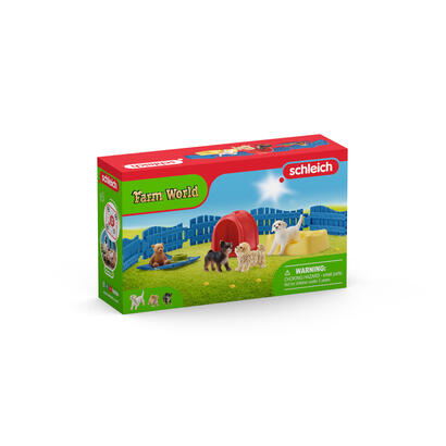 schleich-puppy-pen