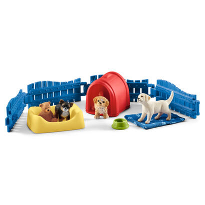 schleich-puppy-pen