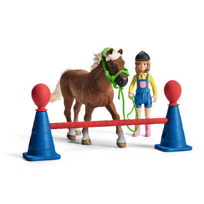 schleich-farm-world-pony-agility-training-figura-de-juguete-42481