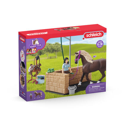 schleich-area-de-lavado-del-horse-club-con-emily-y-luna