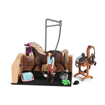 schleich-area-de-lavado-del-horse-club-con-emily-y-luna