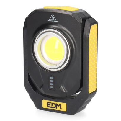 pack-de-4-unidades-linterna-con-1-led-10w-900lm-compact-recargable-base-magnetica-edm