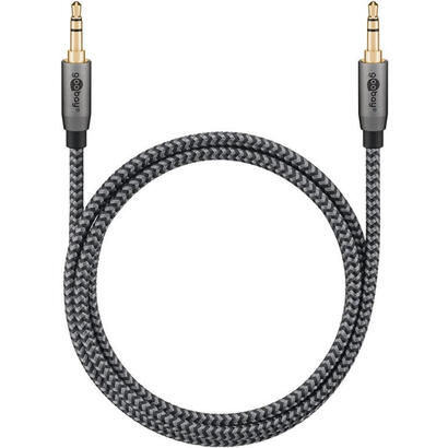 goobay-plus-cable-de-conexion-de-audio-aux-35mm-estereo-negroplata-1-metro-65273