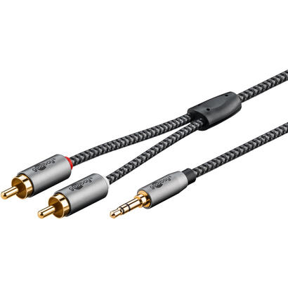 cable-goobay-plus-audio-adaptador-aux-35-mm-enchufe-de-encadenamiento-estereo-negroplateado-05-metros-65284