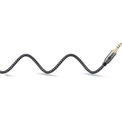 cable-goobay-plus-audio-adaptador-aux-35-mm-enchufe-de-encadenamiento-estereo-negroplateado-05-metros-65284