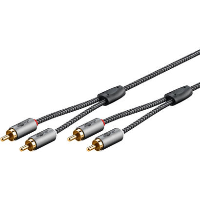 cable-100m-2xrca-m-2xrca-m-flexiplus-nylon-goobay