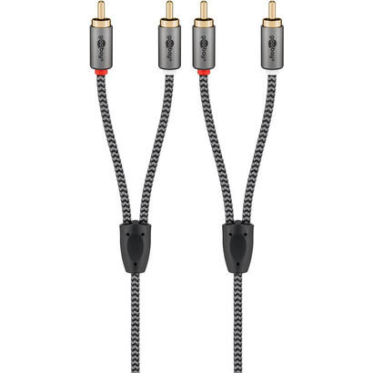 cable-100m-2xrca-m-2xrca-m-flexiplus-nylon-goobay