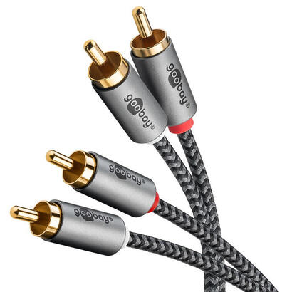 cable-100m-2xrca-m-2xrca-m-flexiplus-nylon-goobay