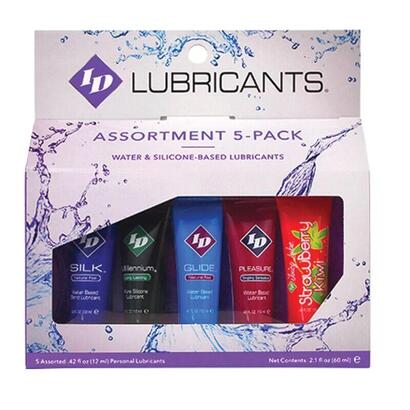 id-juicy-lube-surtido-5x-lubricante-tube-pack-12-ml