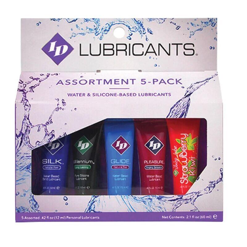 id-juicy-lube-surtido-5x-lubricante-tube-pack-12-ml