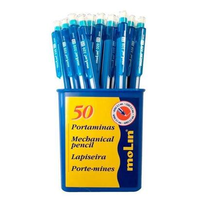 molin-portaminas-pm320-hb-05mm-bote-50-ud-plastico-azul