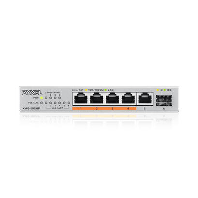zyxel-switch-xmg-105-5-port-10-25g-multigig-poe-unmanaged