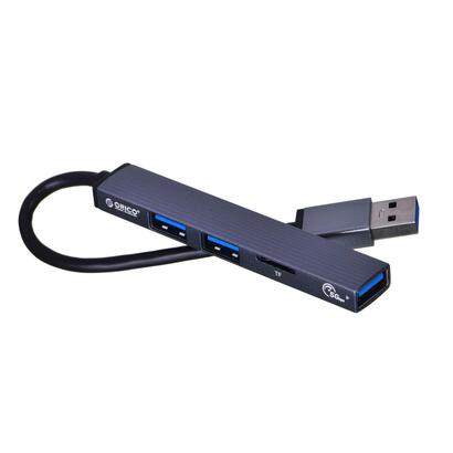 orico-hub-usb-a-3x-usb-a-2x20-1x31-tf-5-gbps-ah-a12f-gy-bp-corsa-5-gbps