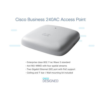 cisco-business-240ac-80211ac-4x4-wave-2-access-point-ceiling-mount