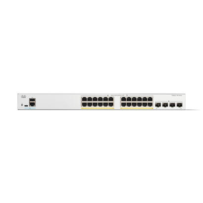 cisco-catalyst-1300-24fp-4g-conmutador-l3-gestionado-24-x-101001000-poe-4-x-gigabit-sfp-montaje-en-rack-poe-370-w