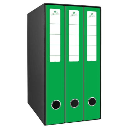 mariola-box-modulo-de-3-archivadores-con-rado-2-anillas-40mm-tamano-35x26x17cm-carton-forrado-color-verde