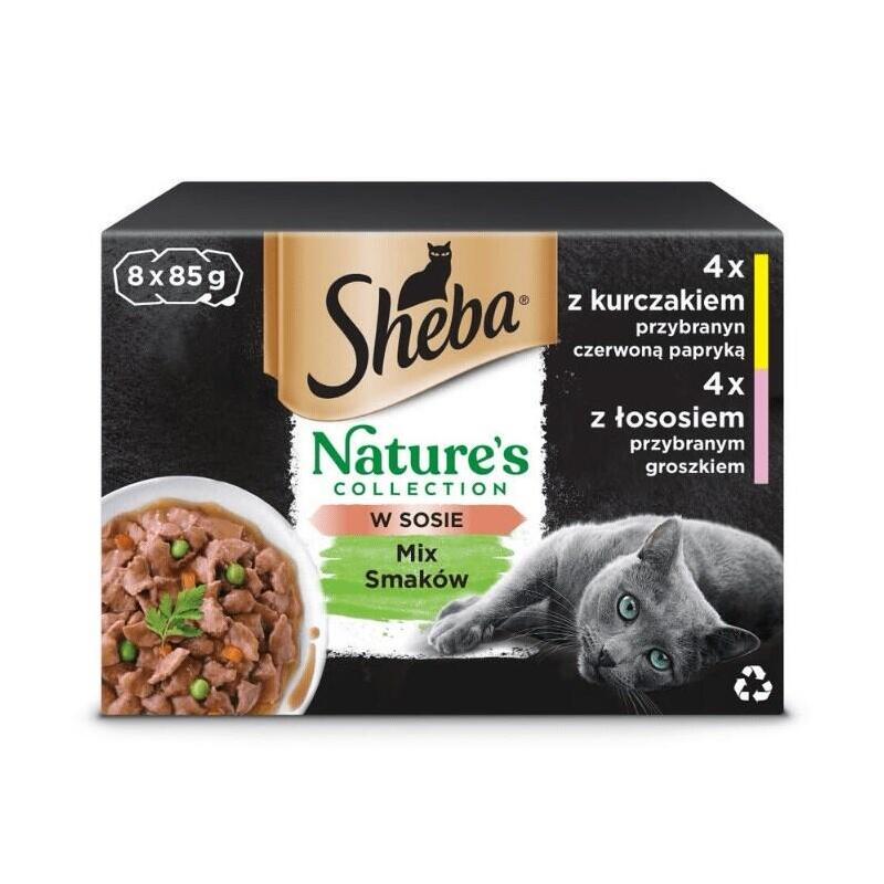 sheba-nature-s-collection-mix-comida-humeda-para-gatos-8x85g