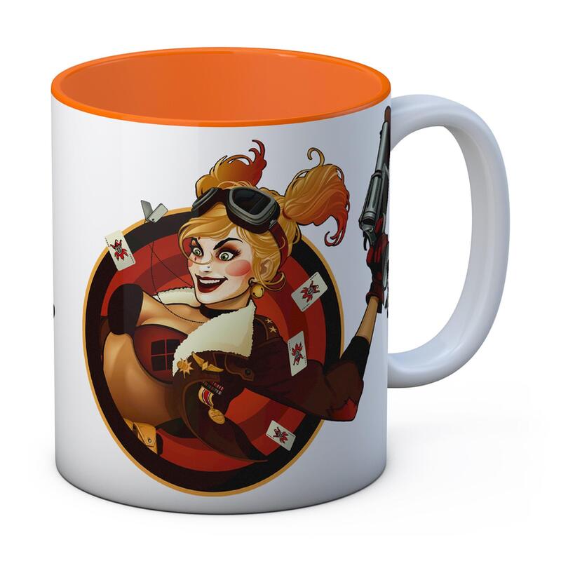 taza-harley-quinn-pistola-taza-blanca-naranja-ceramica-universo-dc