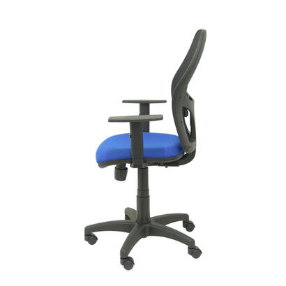 silla-alocen-malla-negra-asiento-bali-azul-brazos