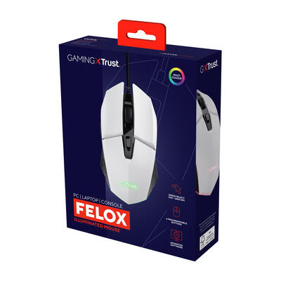 raton-gaming-trust-gaming-gxt-109-felox-hasta-6400-dpi-blanco