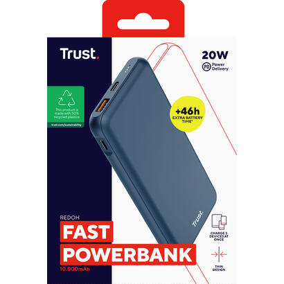 powerbank-universal-trust-25032-redoh-10000mah-color-azul-18w-carga-rapida-2xusb-c-1xusb-a