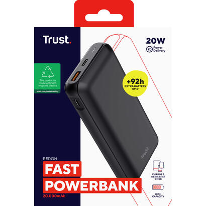 powerbank-universal-trust-24880-redoh-20000mah-color-negro-18w-carga-rapida-2xusb-c-1xusb-a