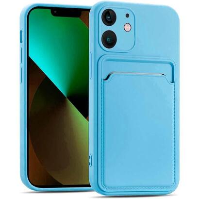 funda-de-silicona-apple-iphone-11-azul-claro-con-cartera