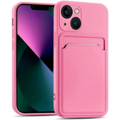 funda-de-silicona-apple-iphone-14-plus-rosa-con-cartera