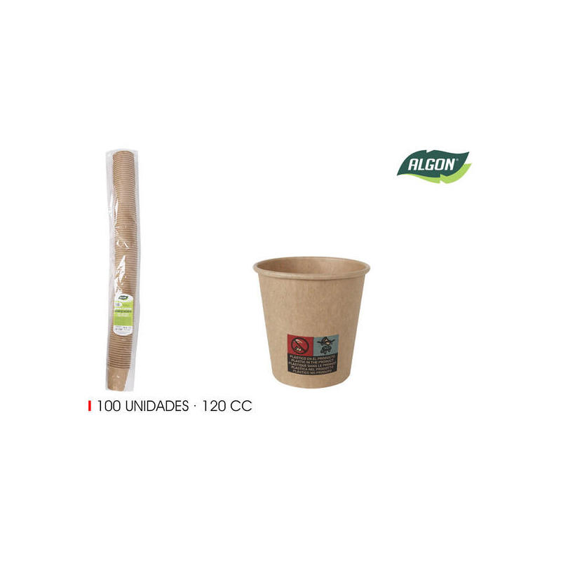 set-100-vaso-carton-kraft-120cc-algon