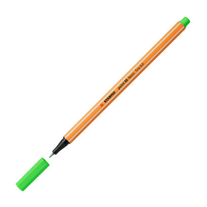 stabilo-point-88-rotulador-verde-neon-10u-