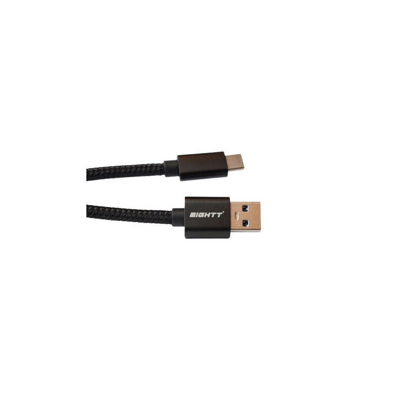 eightt-cable-usb-30-a-usb-type-c-1m-pvc-negro