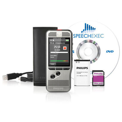 philips-pocketmemo-grabadora-de-voz-dpm6000-dictafono-digital-software-de-dictado-speechexec-basic