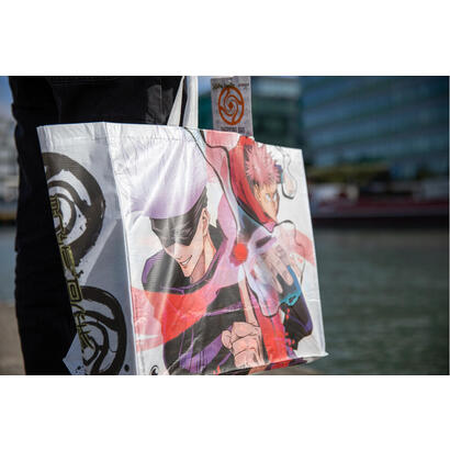 shopping-bag-konix-jujutsu-white-reutilizable